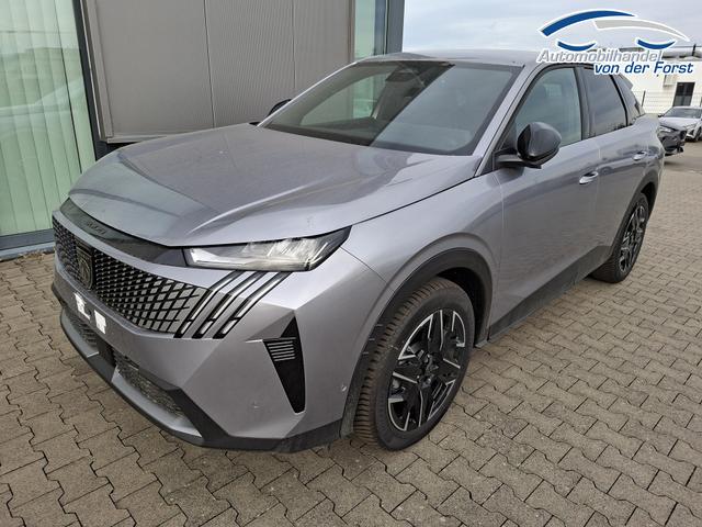 Peugeot 3008 "Allure" Hybrid 145PS e-DCS6 (Automatik), Grau-Metallic, ANH&Auml;NGERKUPPLUNG, Panorama-Navigations-Paket, Grip-Control-Paket, 19" ALU, Beh. Frontscheibe, Trennnetz, Adaptiver Tempomat, Toter-Winkel, 360&deg;Kamera, Parksensoren vorn/hinten, Lenkradheizung, Alarmanlage 