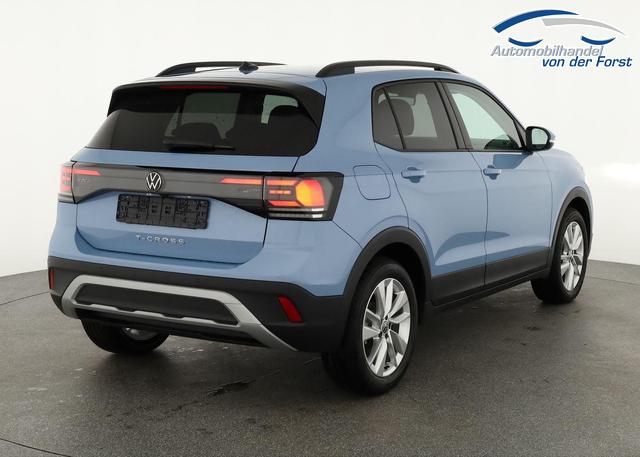 Volkswagen T-Cross 1.0 TSI 85 kW Life T-Cross 1.0 TSI DSG Life, AHK, Ready2, Side, Kamera, 17-Zoll, Winterpaket, Climatronic 