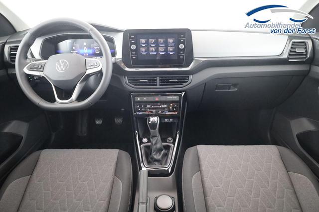 Volkswagen T-Cross 1.0 TSI 85 kW Life T-Cross 1.0 TSI Life, AHK, ACC, Side, Kamera, 17-Zoll, Winterpaket, Climatronic 