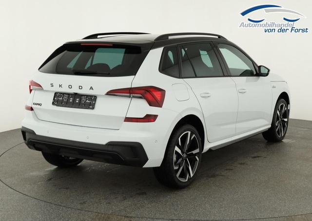 Skoda Kamiq Monte Carlo Kamiq 1.5 TSI Monte Carlo, Matrix, AHK, 18-Zoll, Pano, Navi, el. Klappe, 5 J.-Garantie 