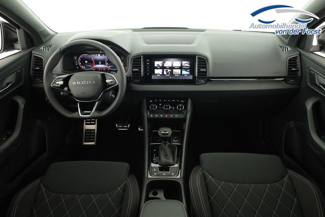 Skoda Karoq Sportline Karoq 1.5 TSI DSG Sportline, AHK, Navi, CANTON, Matrix, AreaView, Side, Kamera, el. Klappe, FS-beheizbar 