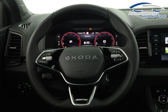 Skoda Karoq Sportline Karoq 1.5 TSI DSG Sportline, Pano, AHK, Navi, CANTON, Matrix, AreaView, Side, FS-beheizbar, 19-Zoll 