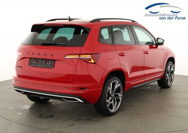 Skoda Karoq Sportline Karoq 1.5 TSI DSG Sportline, Pano, AHK, Navi, CANTON, Matrix, AreaView, Side, FS-beheizbar, 19-Zoll 