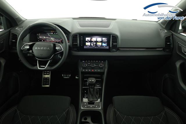 Skoda Karoq Sportline Karoq 1.5 TSI DSG Sportline, Pano, AHK, Navi, CANTON, Matrix, AreaView, Side, FS-beheizbar, 19-Zoll 