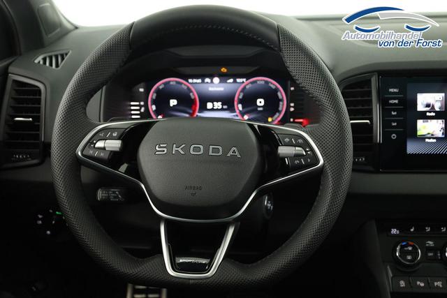 Skoda Karoq Sportline Karoq 1.5 TSI DSG Sportline, Pano, AHK, Navi, CANTON, Matrix, AreaView, Side, FS-beheizbar, 19-Zoll 