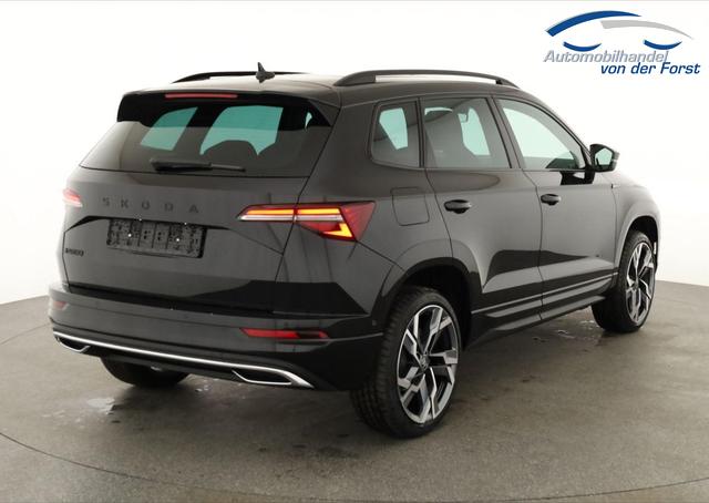 Skoda Karoq Sportline Karoq 1.5 TSI DSG Sportline, Pano, AHK, Navi, Matrix, AreaView, Side, FS-beheizbar, Winter, 19-Zoll 