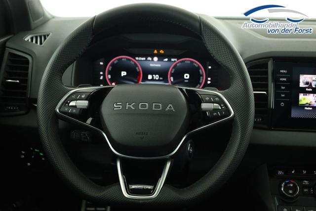 Skoda Karoq Sportline Karoq 1.5 TSI DSG Sportline, Pano, AHK, Navi, Matrix, AreaView, Side, FS-beheizbar, Winter, 19-Zoll 