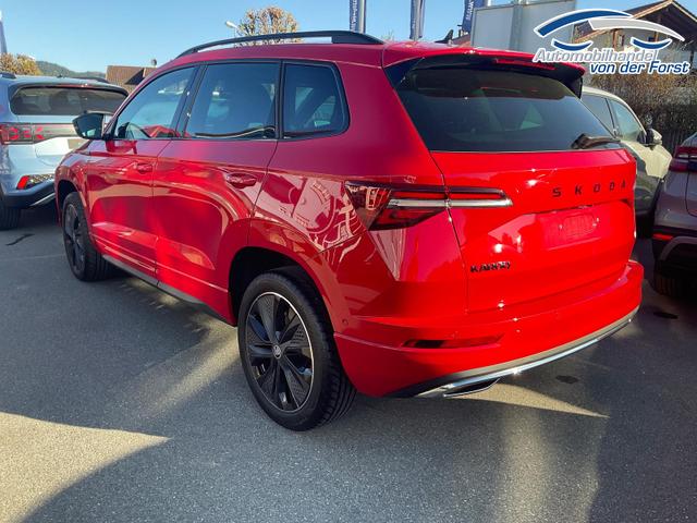 Skoda Karoq Sportline Karoq 1.5 TSI DSG Sportline, AHK, Navi, CANTON, Matrix, AreaView, Side, FS-beheizbar, 5-J. Garantie 