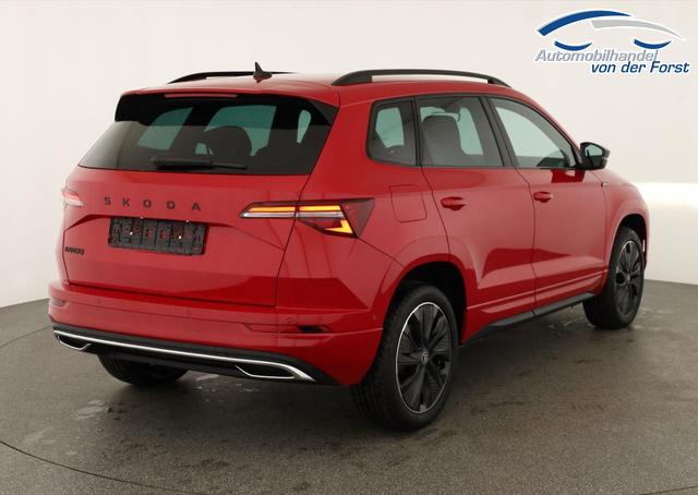 Skoda Karoq Sportline Karoq 1.5 TSI DSG Sportline, AHK, Navi, CANTON, Matrix, AreaView, Side, FS-beheizbar, 5-J. Garantie 