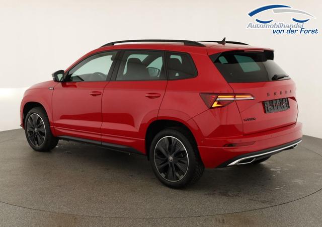 Skoda Karoq Sportline Karoq 1.5 TSI DSG Sportline, AHK, Navi, CANTON, Matrix, AreaView, Side, FS-beheizbar, 5-J. Garantie 