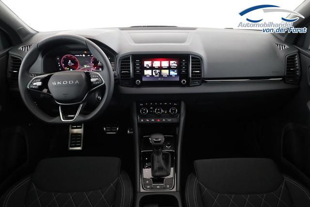 Skoda Karoq Sportline Karoq 1.5 TSI DSG Sportline, AHK, Navi, CANTON, Matrix, AreaView, Side, FS-beheizbar, 5-J. Garantie 