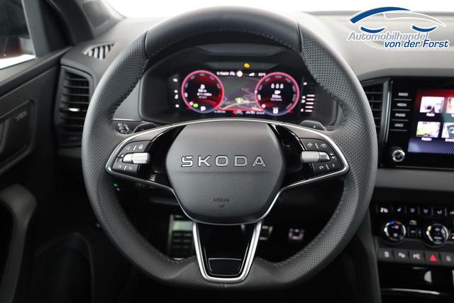 Skoda Karoq Sportline Karoq 1.5 TSI DSG Sportline, AHK, Navi, CANTON, Matrix, AreaView, Side, FS-beheizbar, 5-J. Garantie 
