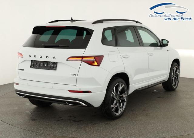Skoda Karoq Sportline 4x4 Karoq 2.0 TSI DSG 4x4 Sportline, Pano, AHK, Navi, Matrix, Side, Winter, 5 J.-Garantie 