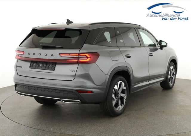 Skoda Kodiaq 2.0 TDI 142 kW 4x4 Sportline Kodiaq 2.0 TDI DSG 4x4 Sportline, Pano, AHK, Navi, Matrix, el. Klappe, Side, Winter, 19-Zoll 