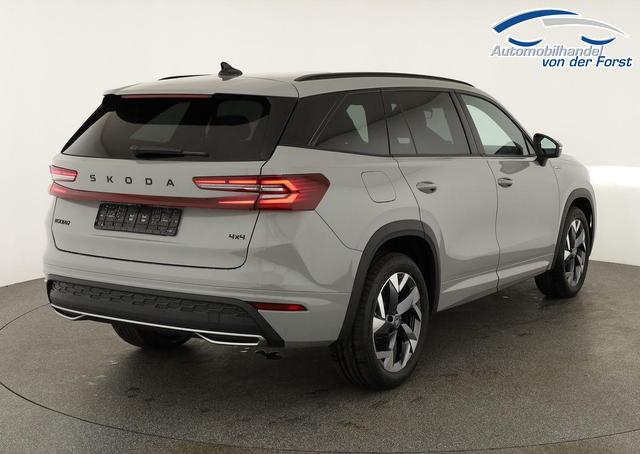 Skoda Kodiaq 2.0 TDI 142 kW 4x4 Sportline Kodiaq 2.0 TDI DSG 4x4 Sportline, Pano, AHK, Navi, Matrix, el. Klappe, Side, Winter, 19-Zoll, 4 J.-Garantie 