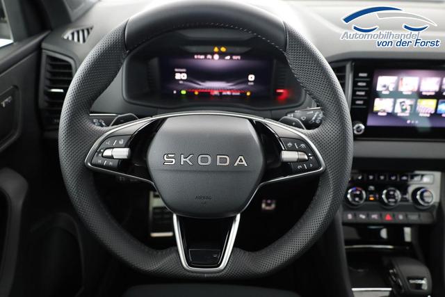 Skoda Karoq Sportline 1.5 TSI DSG Sportline, Pano, AHK, Navi, CANTON, Matrix, AreaView, Side, el. Klappe, FS-beheizbar, 5 J.-Garantie 