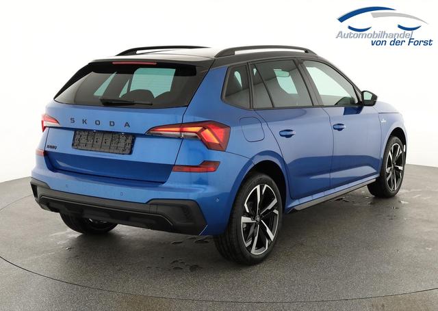 Skoda Kamiq Monte Carlo 1.5 TSI DSG Monte Carlo, Pano, AHK, Matrix, Navi, Side, 18-Zoll, 5 J.-Garantie 