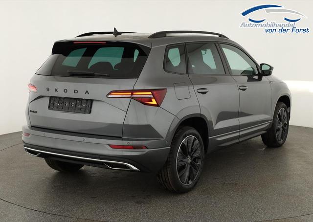 Skoda Karoq Sportline 1.5 TSI DSG Sportline, Pano, AHK, Navi, CANTON, Matrix, AreaView, Side, el. Klappe, FS-beheizbar, 5 J.-Garantie 