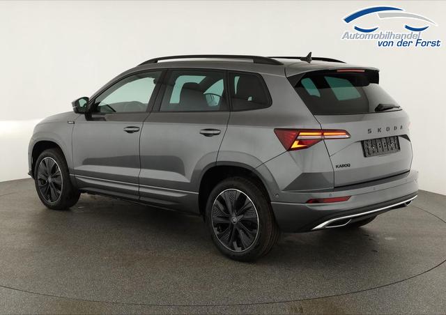 Skoda Karoq Sportline 1.5 TSI DSG Sportline, Pano, AHK, Navi, CANTON, Matrix, AreaView, Side, el. Klappe, FS-beheizbar, 5 J.-Garantie 