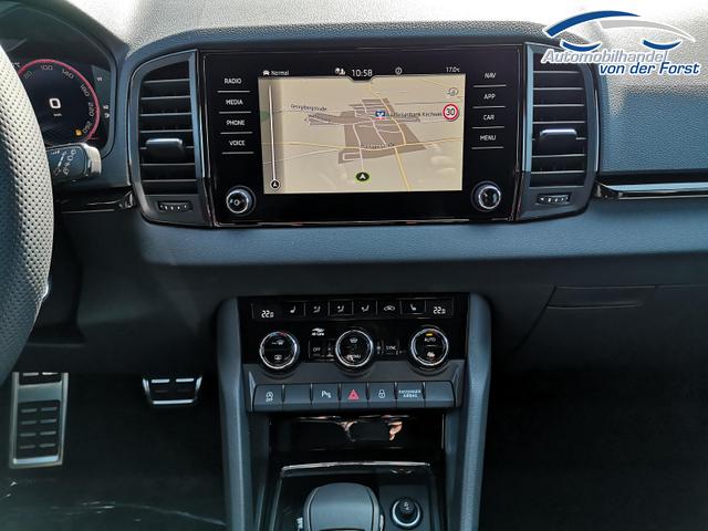 Skoda Karoq Sportline 2.0TDI Sportline DSG 4x4 AHK Matrix Pano Sound Leder 19 Zoll 
