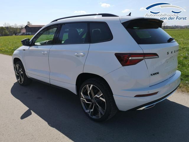 Skoda Karoq Sportline Karoq 2.0TDI Sportline DSG 4x4 AHK Matrix Pano Sound Leder 19 Zoll 