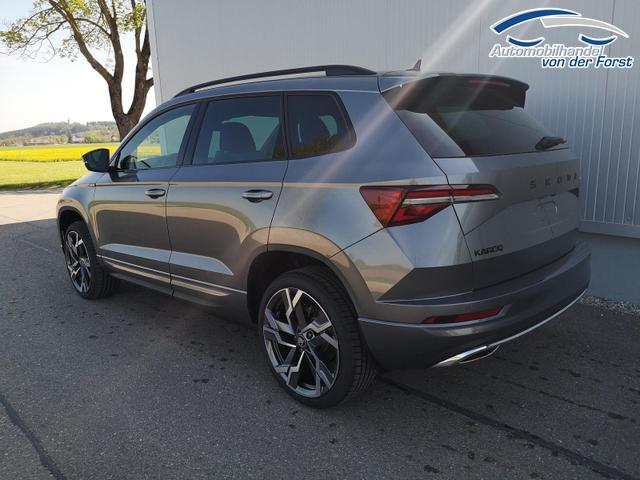Skoda Karoq Sportline Karoq 2.0TDI Sportline DSG 4x4 AHK Matrix Pano Sound Leder 19 Zoll 