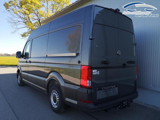 Volkswagen Crafter Kastenwagen Kasten 35 mittellang Hochdach FWD Crafter 2.0 TDI 35 L3H3 Hochdach LED 2 Schiebet&uuml;ren AHK Kamera 270 Grad App PDC GRA 