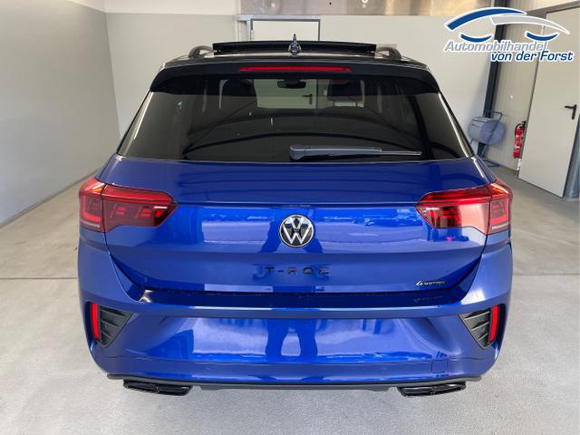 Volkswagen / T-Roc / Blau / / / 190PS 4M DSG Pano+AHK+Black+IQ.Light+IQ.Drive+eHeck+Kamera+Alu19