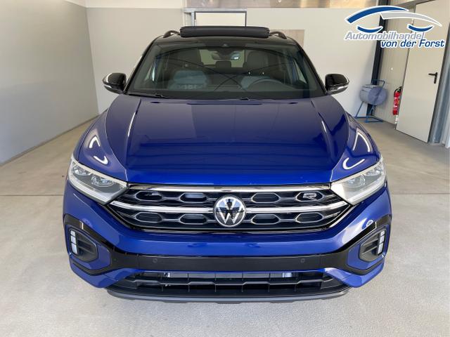 Volkswagen / T-Roc / Blau / / / 190PS 4M DSG Pano+AHK+Black+IQ.Light+IQ.Drive+eHeck+Kamera+Alu19
