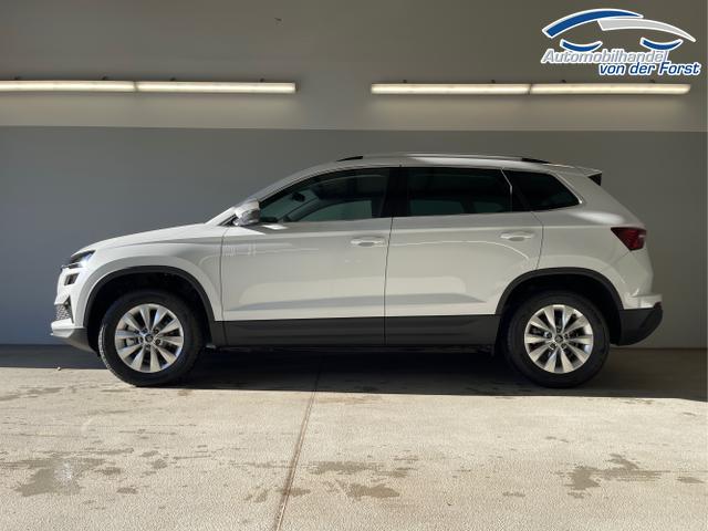 Skoda / Karoq / Wei&szlig; / / / 150PS TDI DSG 4x4 AHK+Navi+ACC+Kamera+Sitzheiz+eHeck+GV5