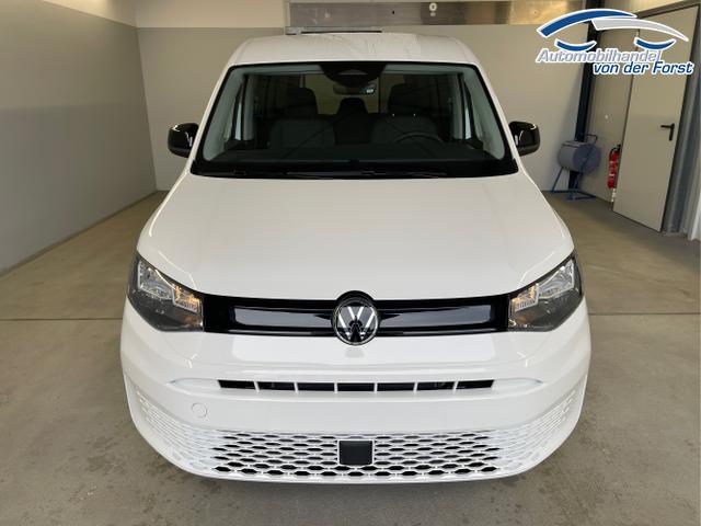 Volkswagen / Caddy / Wei&szlig; / / / 115PS AHK+Climatronic+App-Connect+Winter+GVL+PDC+Side u. Lane Assist