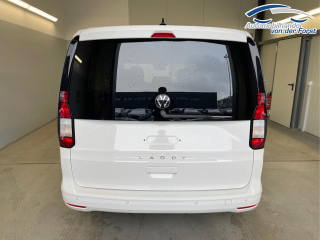 Volkswagen / Caddy / Wei&szlig; / / / 115PS AHK+Climatronic+App-Connect+Winter+GVL+PDC+Side u. Lane Assist