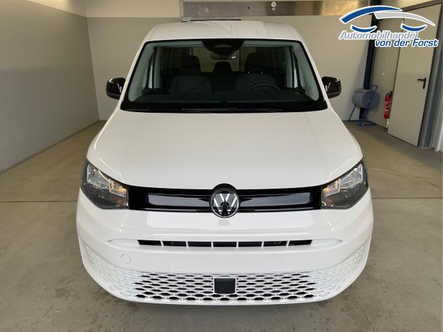 Volkswagen / Caddy / Wei&szlig; / / / 115PS AHK+Climatronic+App-Connect+Winter+GVL+PDC+Side u. Lane Assist