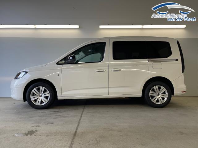 Volkswagen / Caddy / Wei&szlig; / / / 115PS AHK+Climatronic+App-Connect+Winter+GVL+PDC+Side u. Lane Assist
