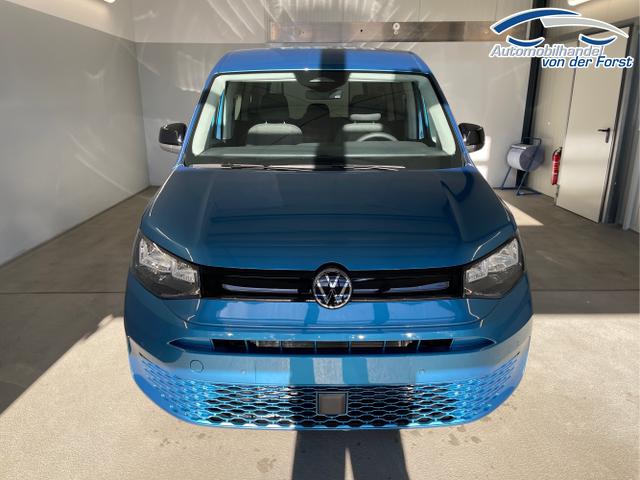 Volkswagen / Caddy / Blau / / / 115PS DSG AHK+Kamera+ACC+Parklenk+SHZ+Side Assist+App-Connect