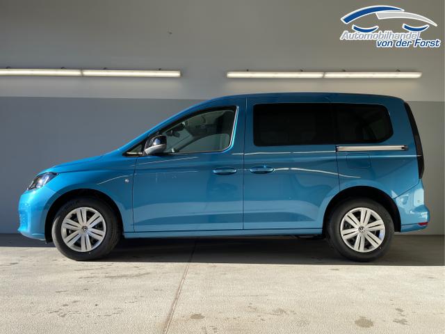 Volkswagen / Caddy / Blau / / / 115PS DSG AHK+Kamera+ACC+Parklenk+SHZ+Side Assist+App-Connect