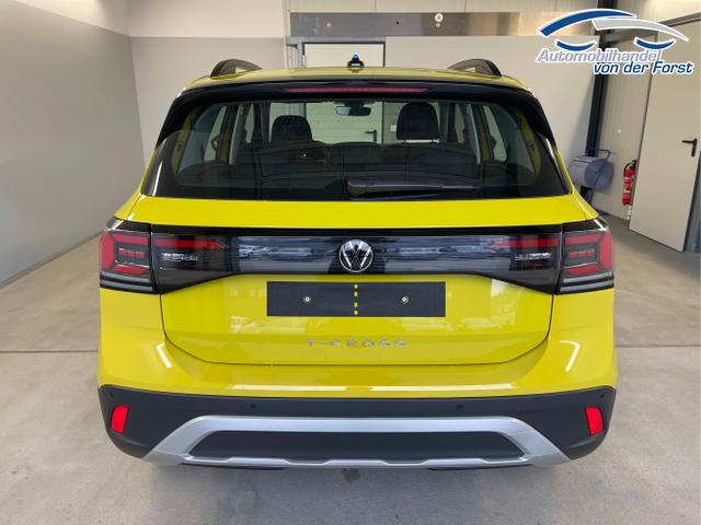 Volkswagen / T-Cross / Gelb / / / 95PS PDC vo+hi+Sitzheizung+App+Side+Travel+Stau+ACC+Klima