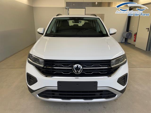 Volkswagen / T-Cross / Wei&szlig; / / / 95PS PDC vo+hi+Sitzheizung+App+Side+Travel+Stau+ACC+Klima 