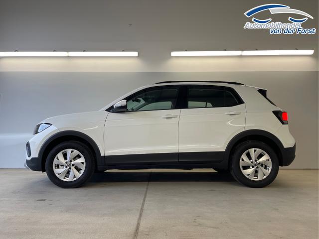 Volkswagen / T-Cross / Wei&szlig; / / / 95PS PDC vo+hi+Sitzheizung+App+Side+Travel+Stau+ACC+Klima 