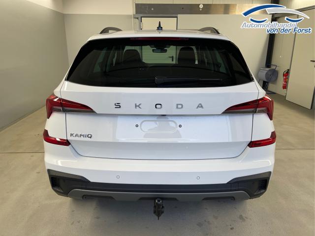 Skoda / KAMIQ / Weiß / / / 115PS DSG Matrix+AHK+Kamera+PDC vor+hi+Kessy+Sitzheizung+GVL