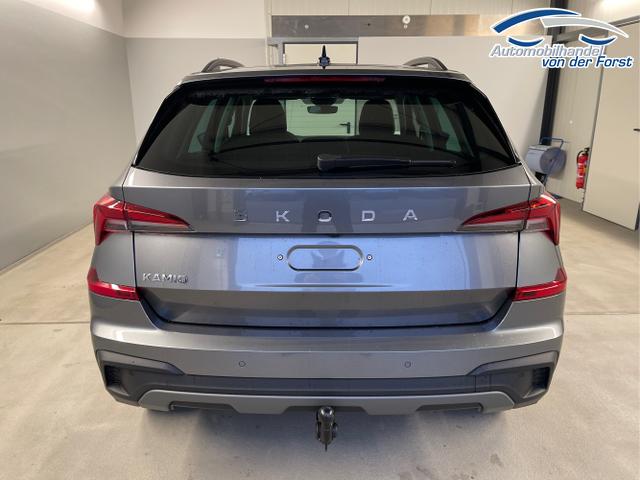 Skoda / KAMIQ / Grau / / / 115PS DSG Matrix+AHK+Kamera+PDC vor+hi+Kessy+Sitzheizung+GVL