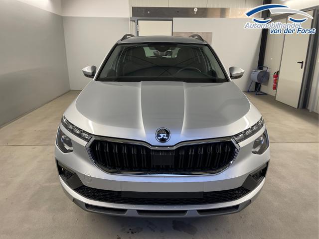 Skoda / KAMIQ / Silber / / / 115PS DSG Matrix+AHK+Kamera+PDC vor+hi+Kessy+Sitzheizung+GVL