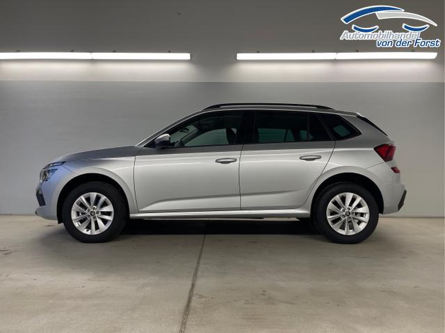 Skoda / KAMIQ / Silber / / / 115PS DSG Matrix+AHK+Kamera+PDC vor+hi+Kessy+Sitzheizung+GVL