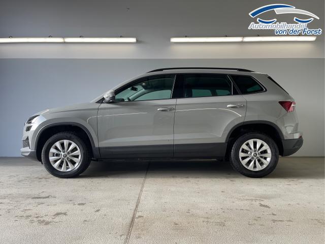 Skoda / Karoq / Grau / / / 150PS DSG AHK+Kamera+ACC+Kessy+Kamera+ParkPilot vo+hi+App