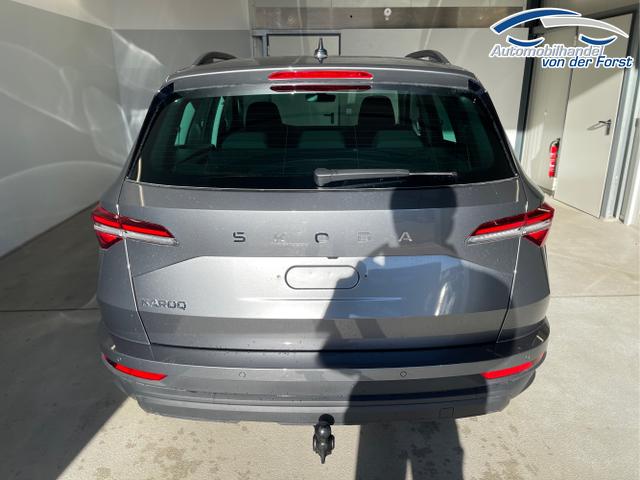 Skoda / Karoq / Grau / / / 150PS DSG AHK+Kamera+ACC+Kessy+Kamera+ParkPilot vo+hi+App