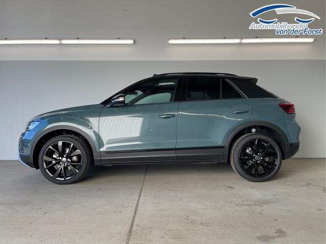 Volkswagen / T-Roc / Blau / / / TDI DSG Pano+Black Style+AHK+Navi+ergoActive+IQ.Drive+Kamera+Keyless