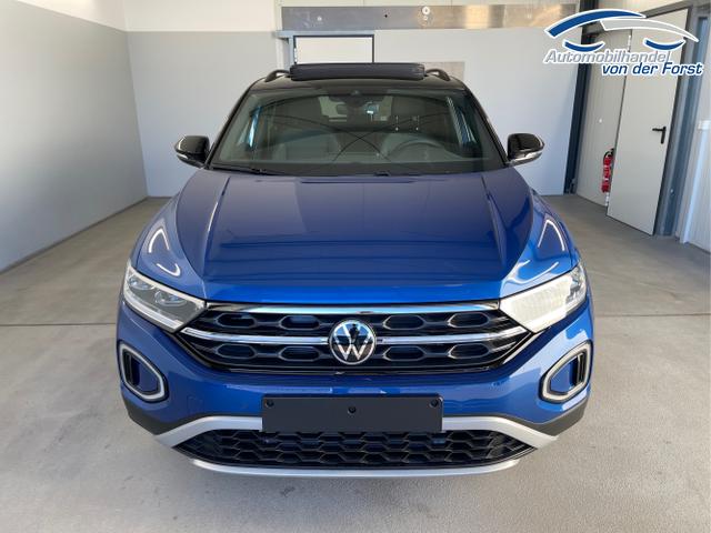 Volkswagen / T-Roc / Blau / / / TDI DSG Pano+Black Style+AHK+Navi+ergoActive+IQ.Drive+Kamera+Keyless
