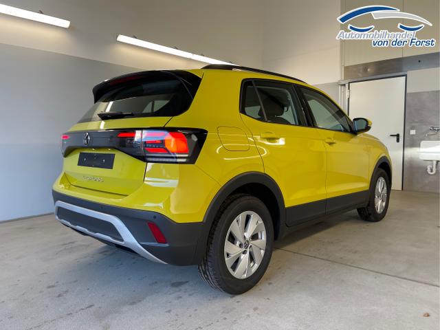 Volkswagen / T-Cross / Gelb / / / 95PS PDC vo+hi+Shz+App+Side+Travel