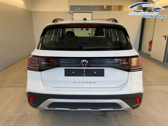 Volkswagen / T-Cross / Wei&szlig; / / / 95PS PDC vo+hi+Shz+App+Side+Travel