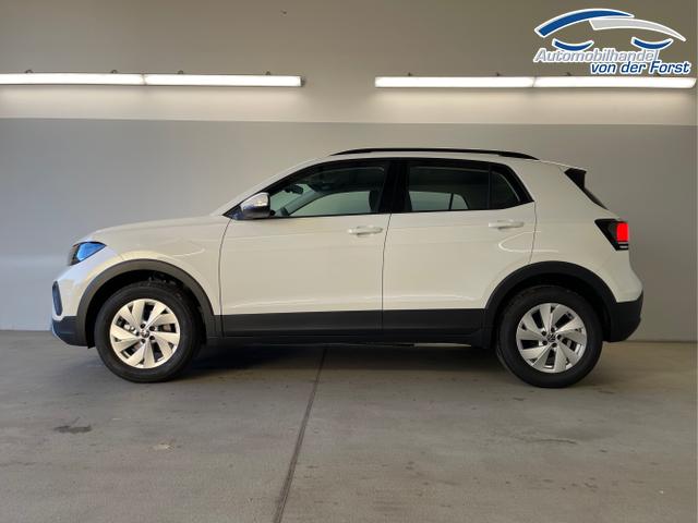 Volkswagen / T-Cross / Wei&szlig; / / / 95PS PDC vo+hi+Shz+App+Side+Travel